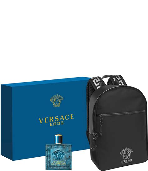 versace men's perfume with backpack.